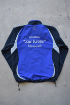 Adidas Blue & Black Embroidered Logo Jacket — 2000s (M) - Retrospective Store