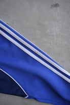 Adidas Blue Embroidered Logo Jacket — 1990s (S/M) - Retrospective Store
