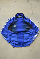 Adidas Blue Embroidered Logo Jacket — 2000s (M/L) - Retrospective Store