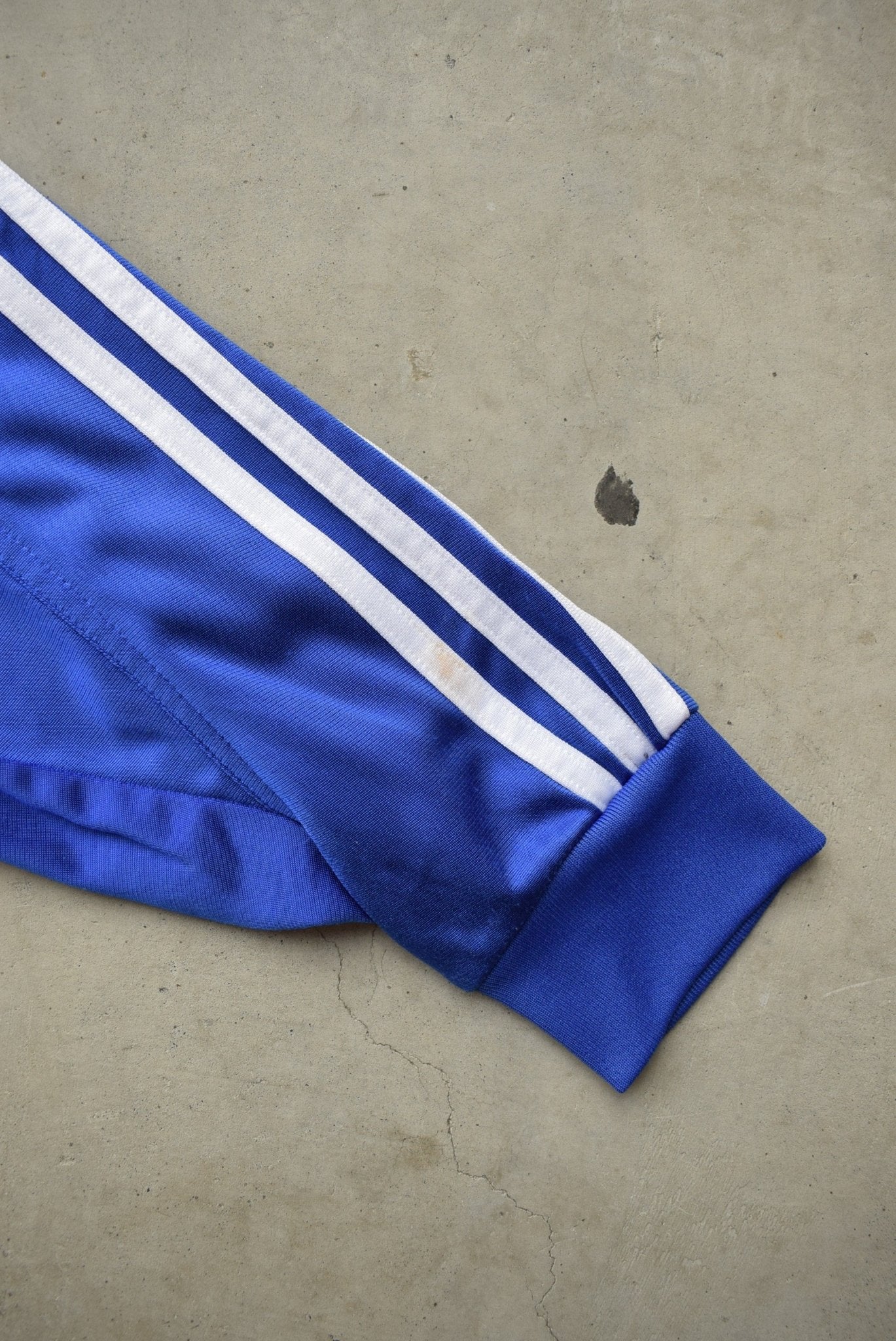 Adidas Blue Embroidered Logo Jacket — 2000s (M/L) - Retrospective Store