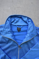 Adidas Blue Embroidered Spellout Jacket — 2000s (XL) - Retrospective Store
