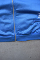 Adidas Blue Embroidered Spellout Jacket — 2000s (XL) - Retrospective Store