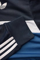 Adidas Blue & Navy Embroidered Logo Jacket — 2000s (L) - Retrospective Store