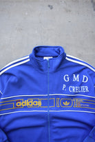 Adidas Blue Spellout Jacket — 1990s (L) - Retrospective Store