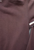 Adidas Brown Embroidered Spellout Full-Zip Hoodie — 2000s (S) - Retrospective Store