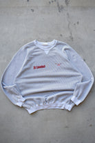 Adidas 'Colours of Sport' Grey Embroidered Crewneck — 1980s (L) - Retrospective Store