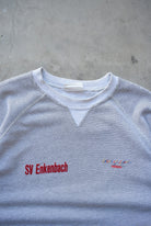 Adidas 'Colours of Sport' Grey Embroidered Crewneck — 1980s (L) - Retrospective Store