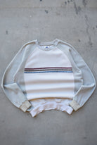 Adidas Cream 3-Stripe Crewneck — 1990s (M) - Retrospective Store