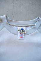 Adidas Cream 3-Stripe Crewneck — 1990s (M) - Retrospective Store