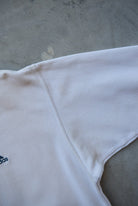 Adidas Cream Embroidered Spellout Crewneck — 1990s (M/L) - Retrospective Store
