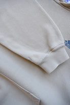 Adidas Cream Embroidered Spellout Hoodie — 1990s (S/M) - Retrospective Store