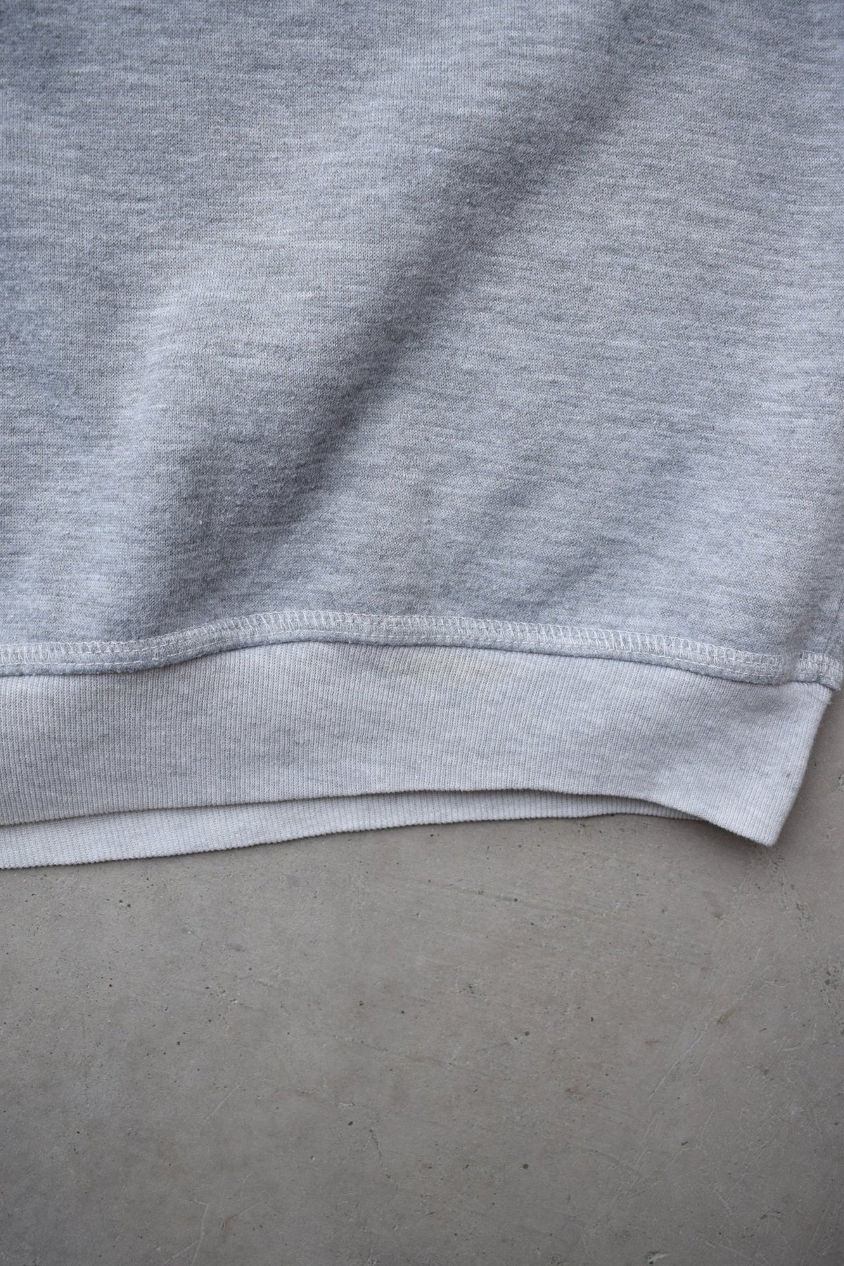 Adidas Equipment Grey Embroidered Spellout Crewneck — 1990s (M) - Retrospective Store