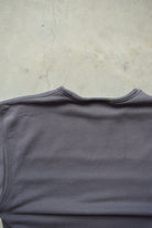 Adidas Faded-Black Embroidered Spellout Crewneck — 1990s (M) - Retrospective Store