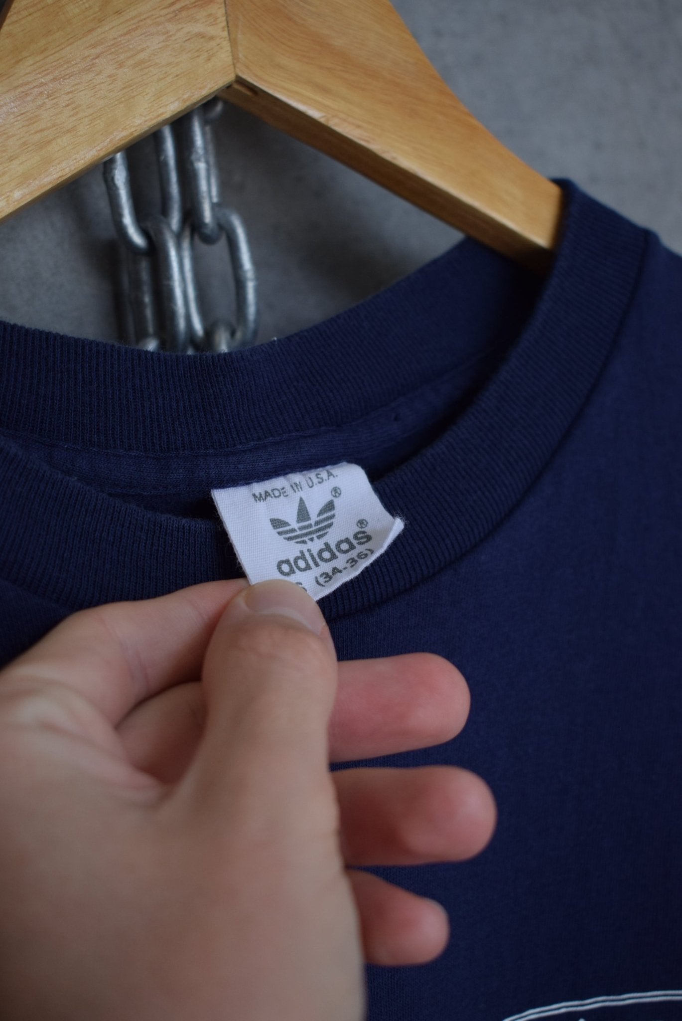 Adidas Graphic Tee — 1990s (S) - Retrospective Store