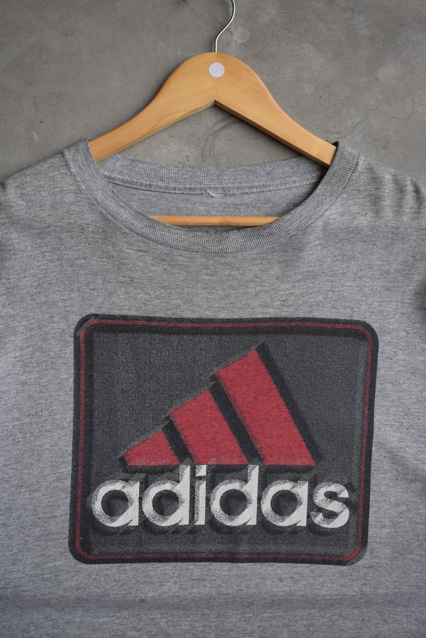 Adidas Graphic Tee — 1990s (XXL) - Retrospective Store