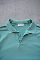 Adidas Green Embroidered Logo Polo — 1990s (L) - Retrospective Store