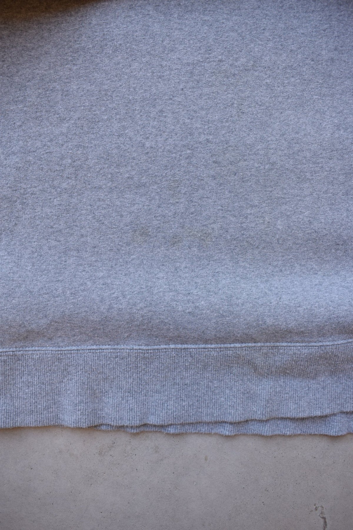 Adidas Grey Embroidered Spellout Crewneck — 1990s (L) - Retrospective Store
