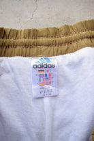Adidas Mustard Embroidered Logo Track Pants — 2000s (XL) - Retrospective Store