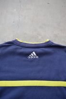 Adidas Navy Embroidered Logo Crewneck — 2000s (L) - Retrospective Store