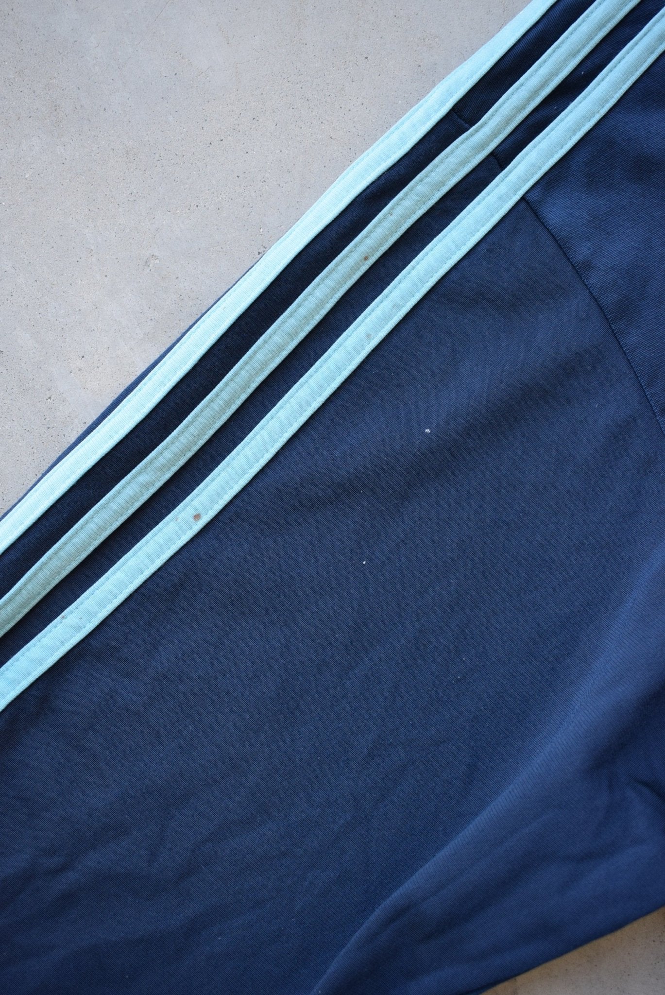 Adidas Navy Embroidered Logo Jacket — 2000s (L) - Retrospective Store