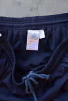Adidas Navy Embroidered Logo Track Pants — 2000s (L/XL) - Retrospective Store