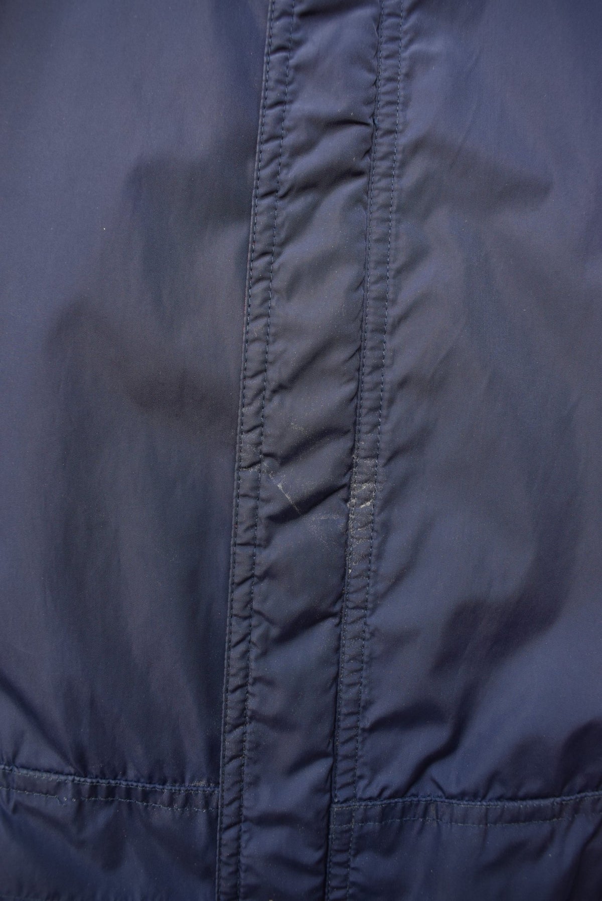 Adidas Navy Embroidered Spellout Jacket — 1990s (M/L) - Retrospective Store
