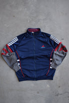 Adidas Navy Embroidered Spellout Jacket — 2000s (M/L) - Retrospective Store