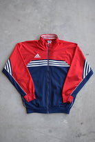Adidas Navy & Red Embroidered Logo Jacket — 2000s (M) - Retrospective Store