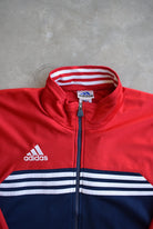 Adidas Navy & Red Embroidered Logo Jacket — 2000s (M) - Retrospective Store