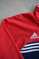 Adidas Navy & Red Embroidered Logo Jacket — 2000s (M) - Retrospective Store