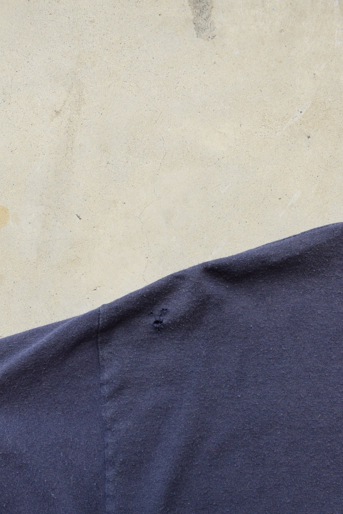 Adidas Navy Spellout Tee — 1990s (M/L) - Retrospective Store