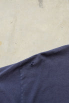 Adidas Navy Spellout Tee — 1990s (M/L) - Retrospective Store