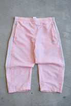 Adidas Pink Embroidered 3/4 Track Pants — 2000s (M) - Retrospective Store