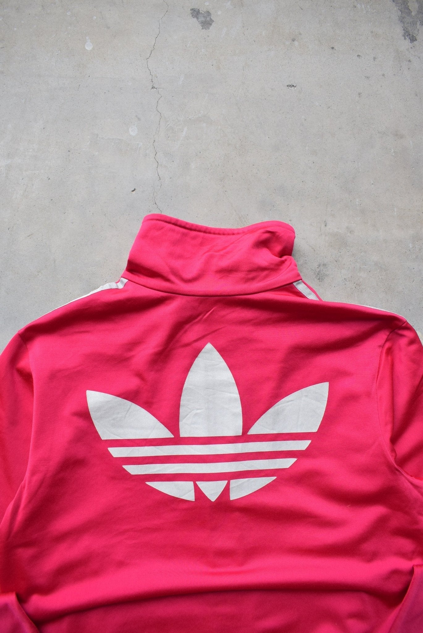 Adidas Pink Embroidered Logo Jacket — 2000s (Women's M/L) - Retrospective Store