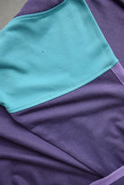 Adidas Purple Graphic Spellout Crewneck — 1980s (XL) - Retrospective Store