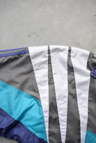 Adidas Purple & Grey Embroidered Spellout Jacket — 1990s (L) - Retrospective Store