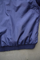 Adidas Purple & Grey Embroidered Spellout Jacket — 1990s (L) - Retrospective Store