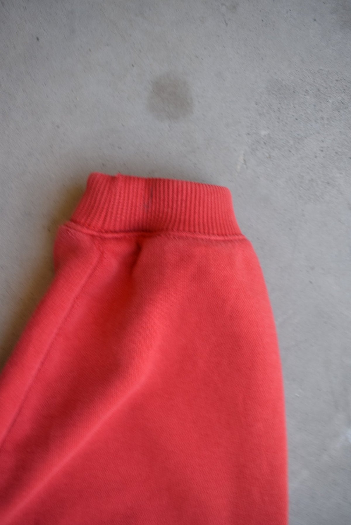 Adidas Red Embroidered Spellout Crewneck — 1990s (S) - Retrospective Store