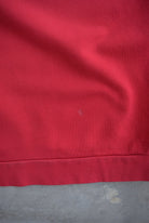 Adidas Red Embroidered Spellout Crewneck — 2000s (L) - Retrospective Store