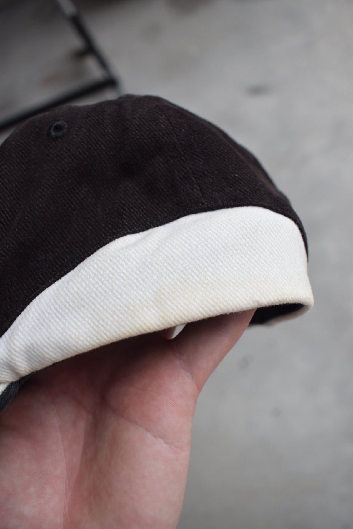 Adidas Sample Black Embroidered Spellout Hat — 1990s (YOUTH) - Retrospective Store
