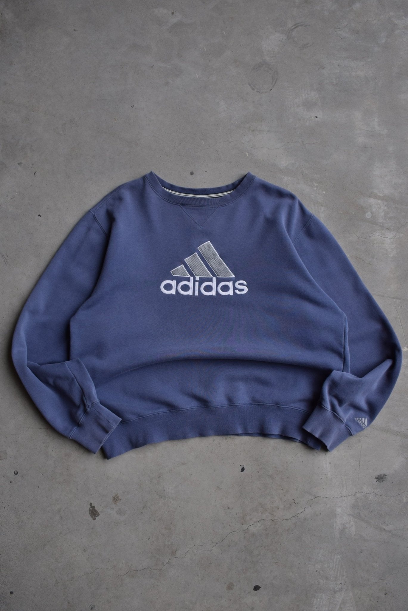 Adidas Spellout Embroidered Crewneck — 2000s (M) - Retrospective Store