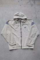 Adidas Tan Embroidered Spellout Jacket — 1990s (L) - Retrospective Store