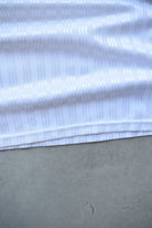 Adidas White & Blue Embroidered Spellout Jersey — 1990s (XL) - Retrospective Store