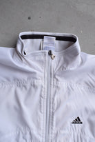 Adidas White Embroidered Jacket — 1990s (M) - Retrospective Store
