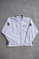 Adidas White Embroidered Jacket — 1990s (M) - Retrospective Store