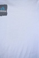 Adidas White Graphic Tee — 1990s (L) - Retrospective Store