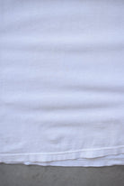 Adidas White Graphic Tee — 1990s (L) - Retrospective Store