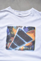 Adidas White Graphic Tee — 1990s (XL/XXL) - Retrospective Store