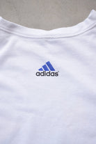 Adidas White Graphic Tee — 1990s (XL/XXL) - Retrospective Store