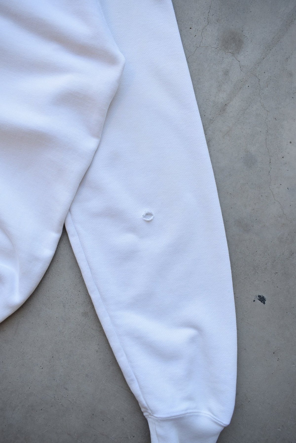 Adidas White Spellout Crewneck — 1990s (M/L) - Retrospective Store